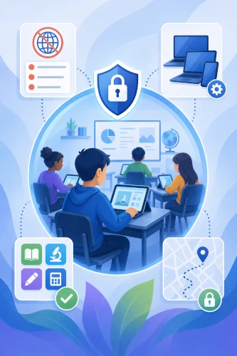 Criando uma Sala de Aula Digital Segura e Concentrada: Um Guia para MDM em Escolas de Ensino Fundamental e Médio